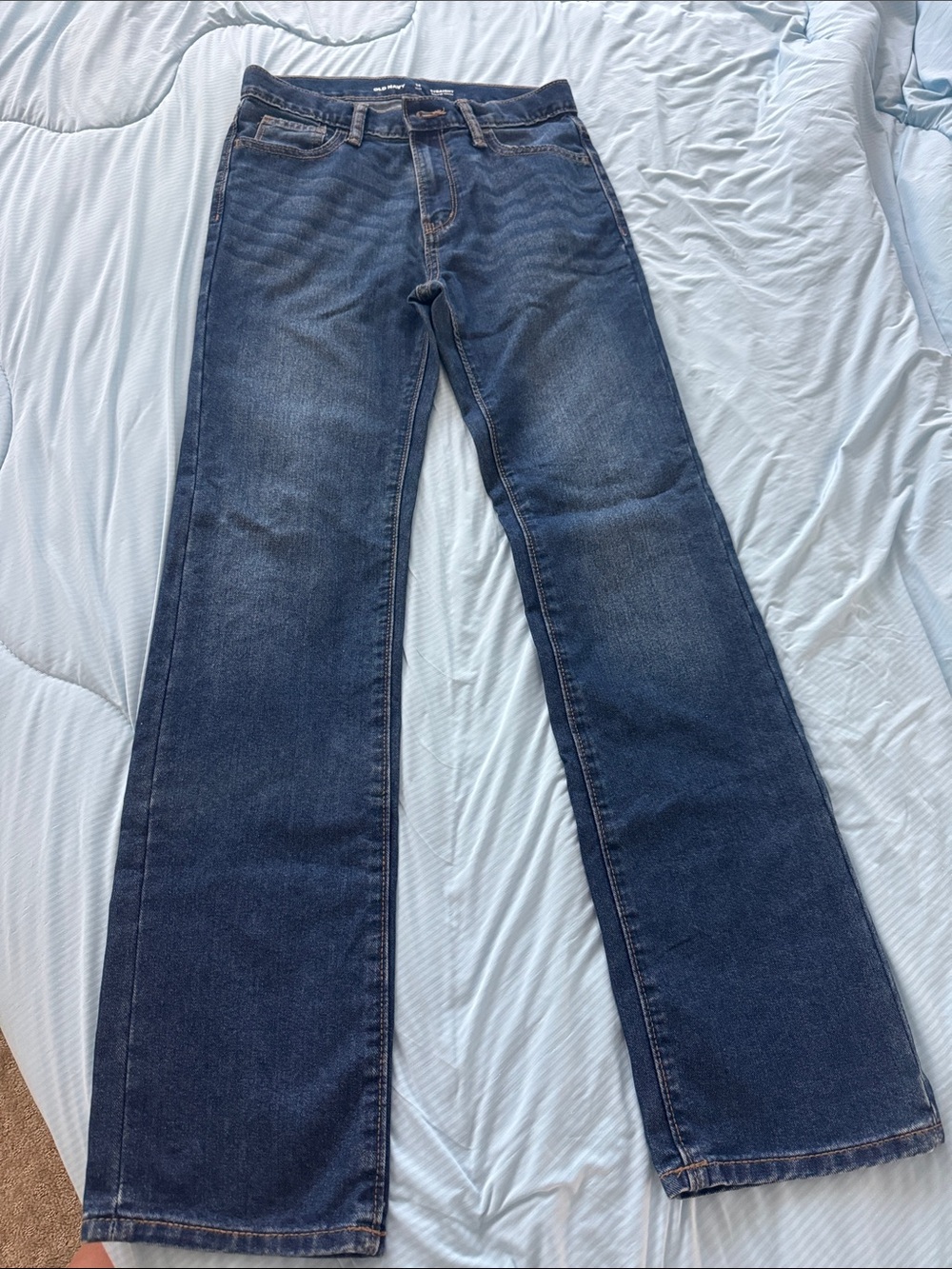 Kids Classic Dark Wash Straight-Leg Jeans